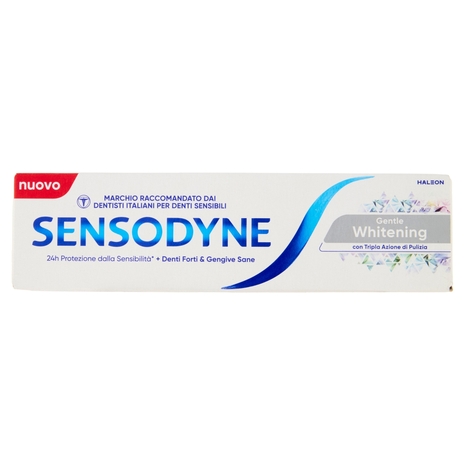 Sensodyne Dentifricio Gentle Whitening per Denti Sensibili, Effetto Sbiancante 75 ml